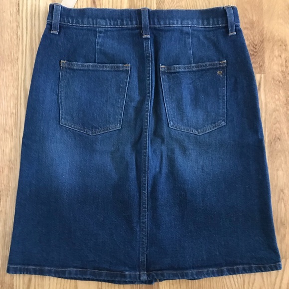 Madewell Skirts Madewell High Rise Jean Skirt Poshmark